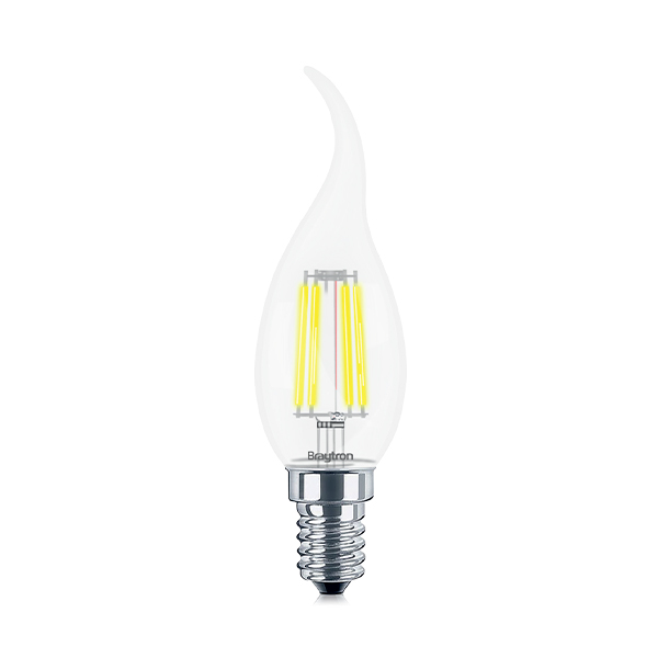 Filament LED sijalica E14 4W C35T Clear 3000K (Plamen)