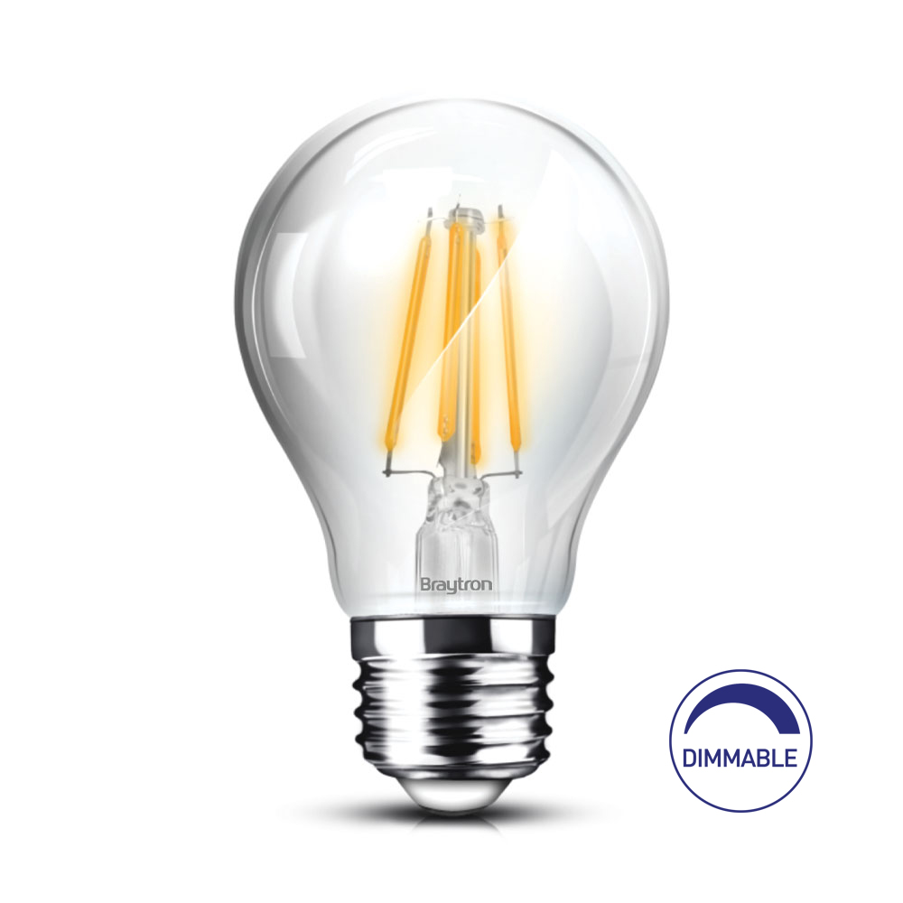 Filament LED sijalica E27 8W A60 Clear Dimabilna 3000K