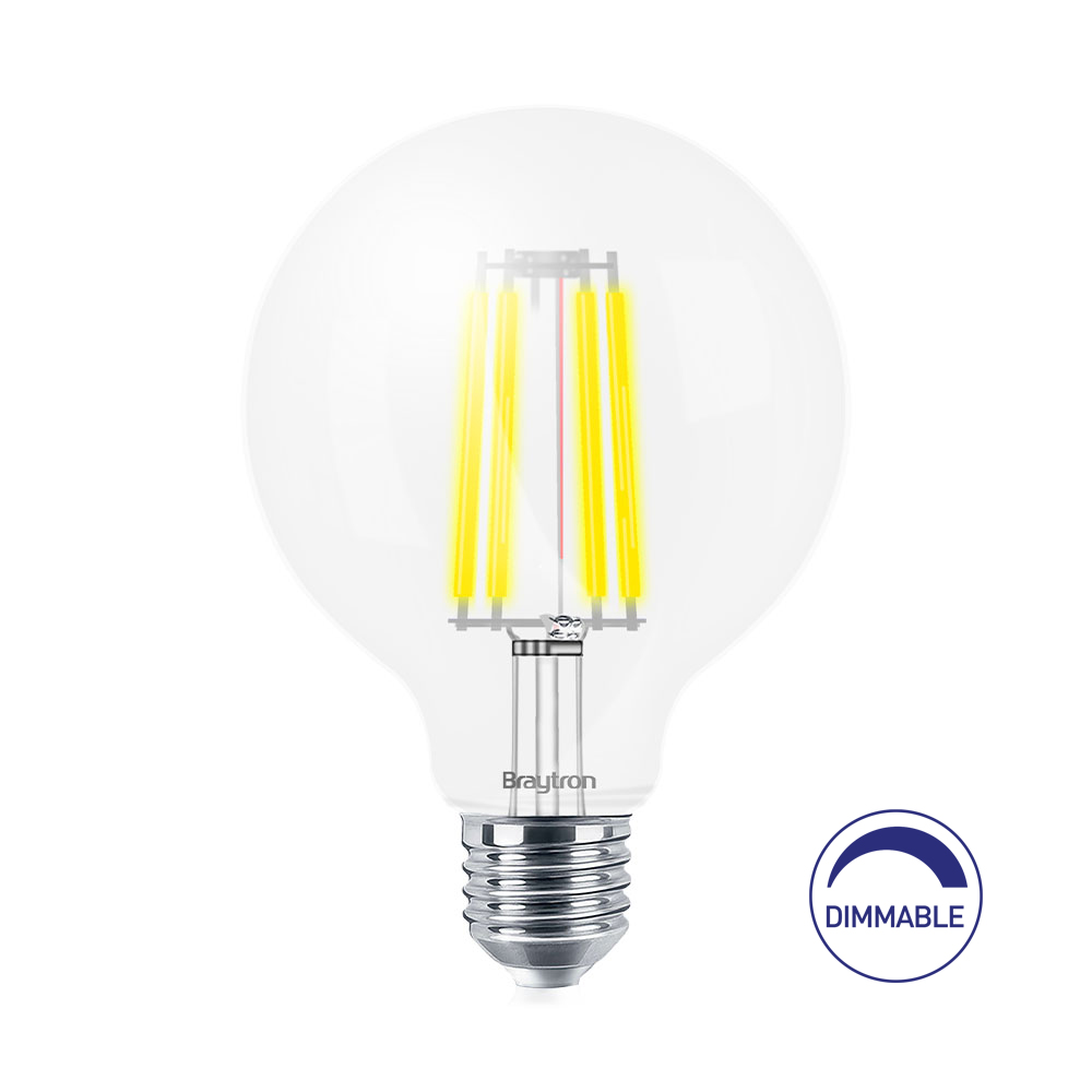 Filament LED sijalica E27 8W G95 Clear Dimabilna (Kugla)
