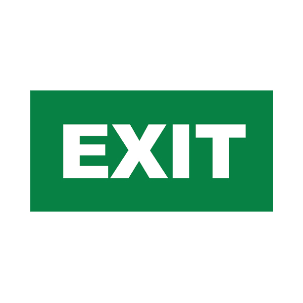 Nalepnica za paničnu rasvetu EXIT (za BC14-009)