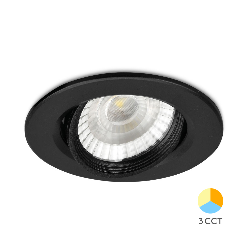 LED ugradni spot G1 3W 3IN1 Crni