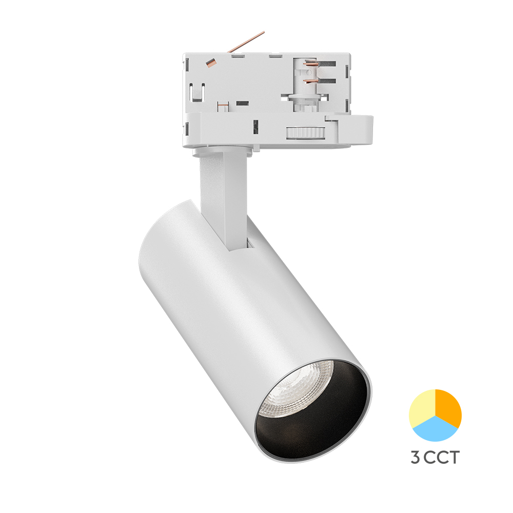 Šinski LED reflektor Shopline P15 15W 4WRS 3IN1 Beli