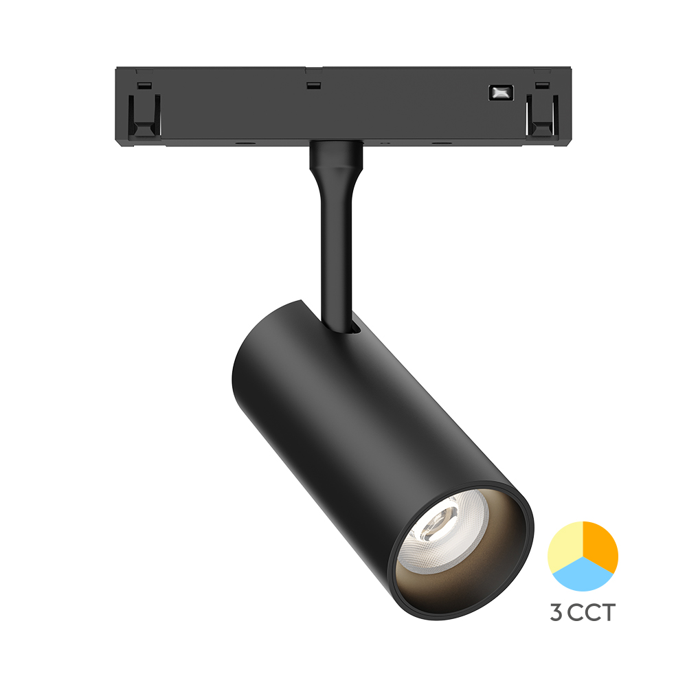 Magnetni reflektor TRC045 10W 3IN1 48V Crni