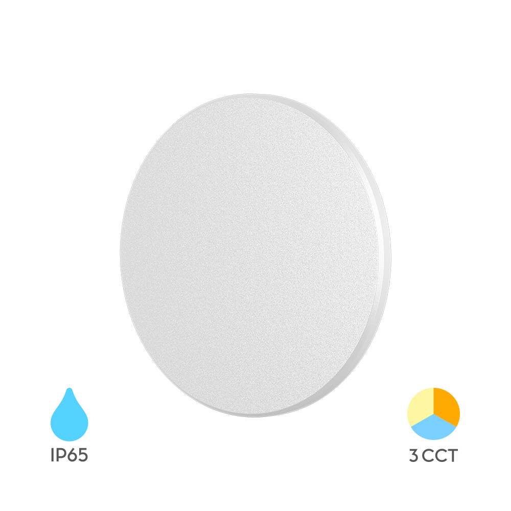LED zidna lampa Palermo XS 8W 3IN1 IP65 Bela