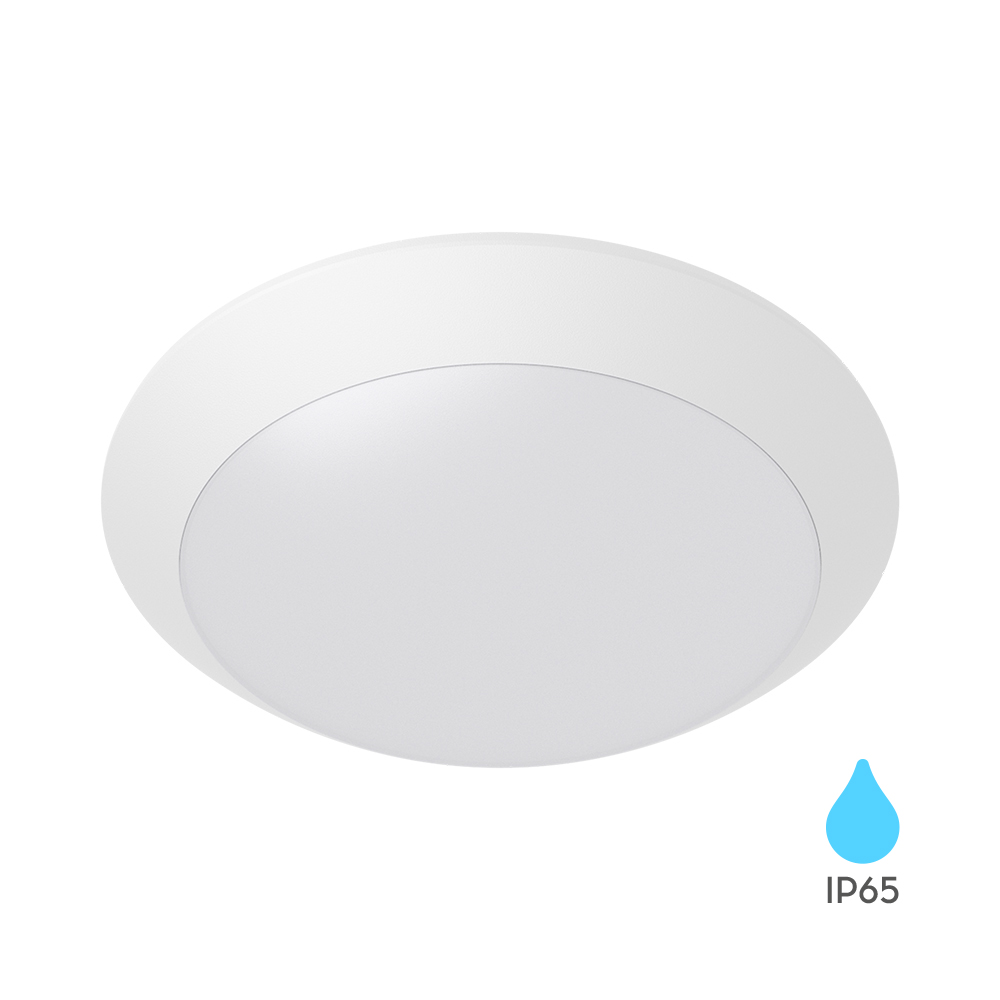 Vodootporna plafonjera Napoli 270mm E27 IP65 Bela