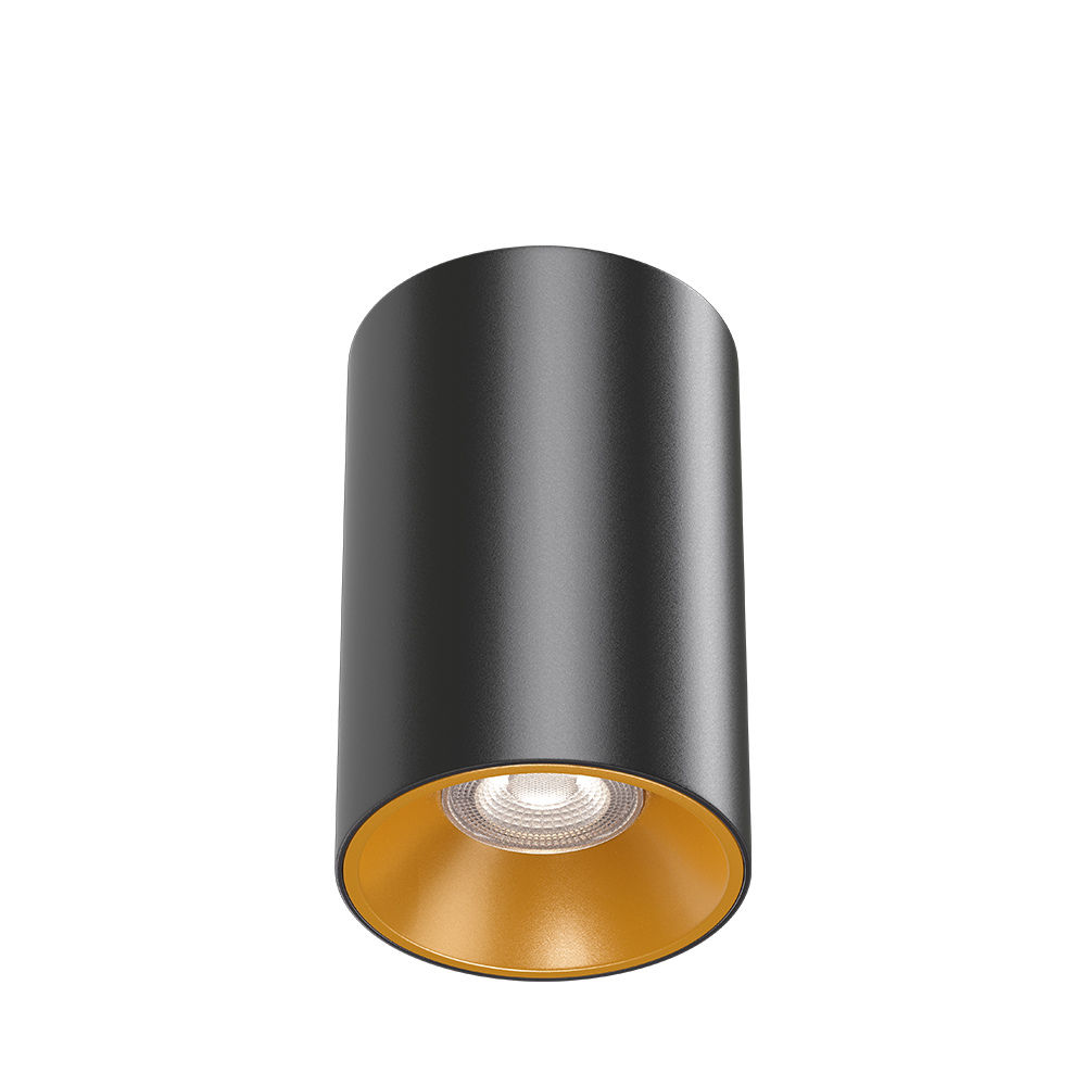 LED nadgradni spot Beta 9414 RND GU10 Crni