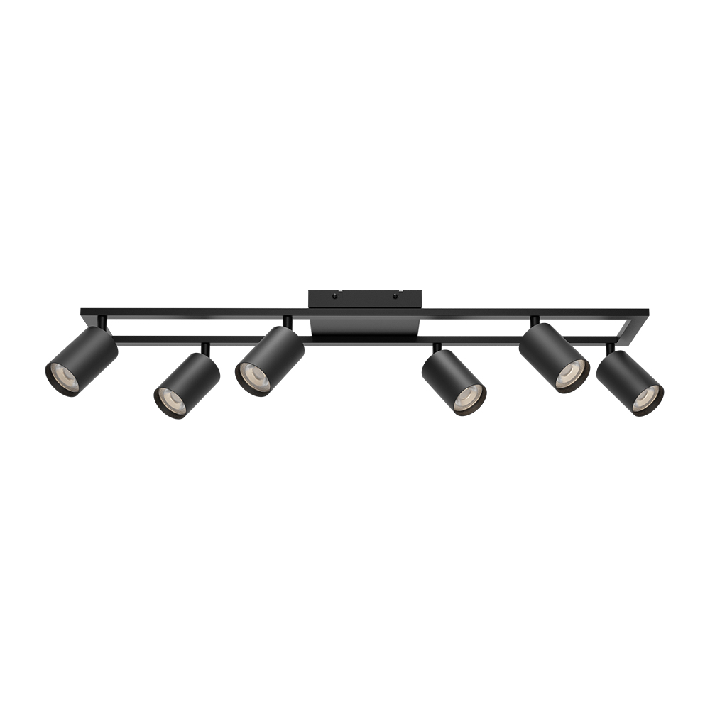 LED ugradni spot Beta RCT-6 GU10 Crni