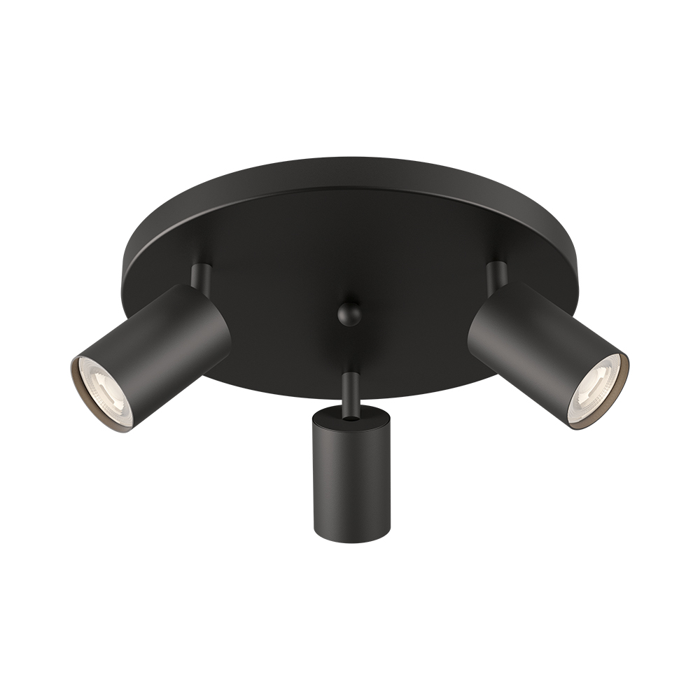 LED ugradni spot Beta RND-3 GU10 Crni