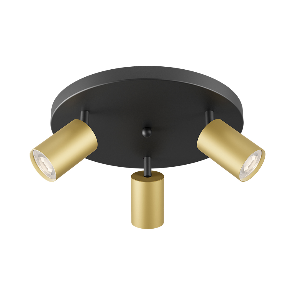LED ugradni spot Beta RND-3 GU10 Zlatni