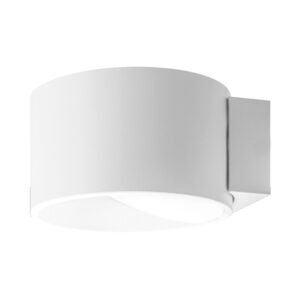 Zidna LED lampa Avva WL01 8W RND 3000K Bela