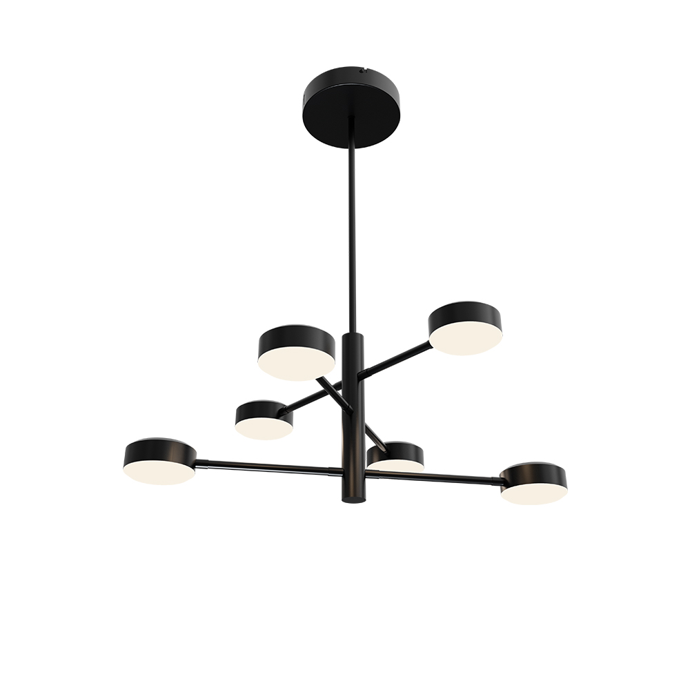 Moderni viseći luster Arcana 48W 3000K Crni