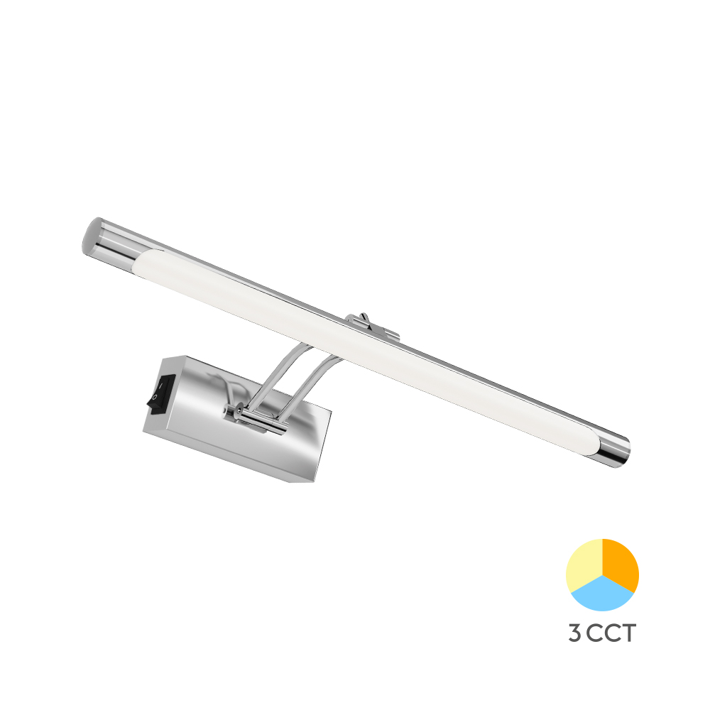 Lampa za ogledalo Sara 400 8W 3CCT Hrom