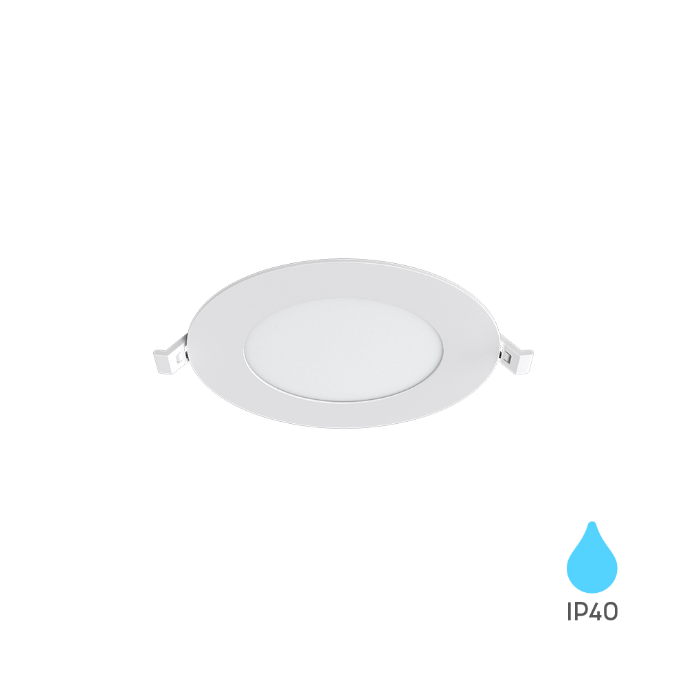 Ugradni okrugli LED panel CRP 6W 3000K 4" Beli