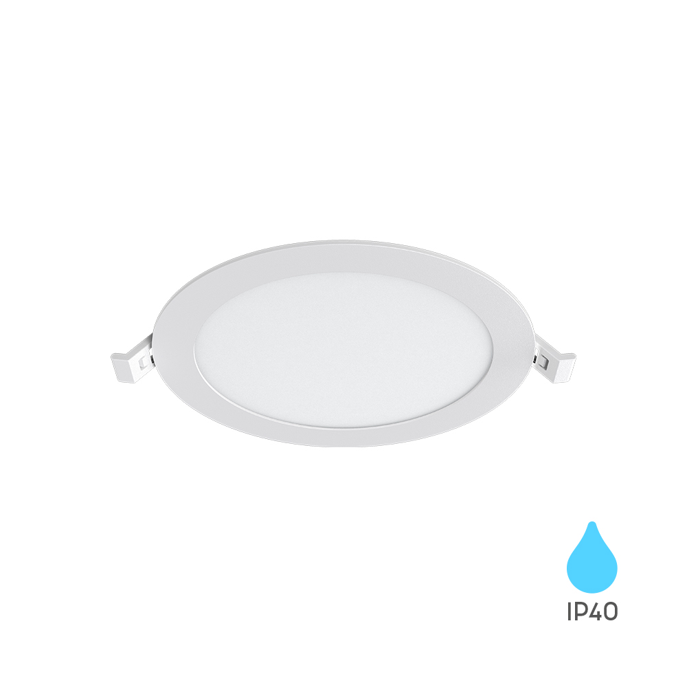 Ugradni okrugli LED panel CRP 12W 6500K 6" Beli