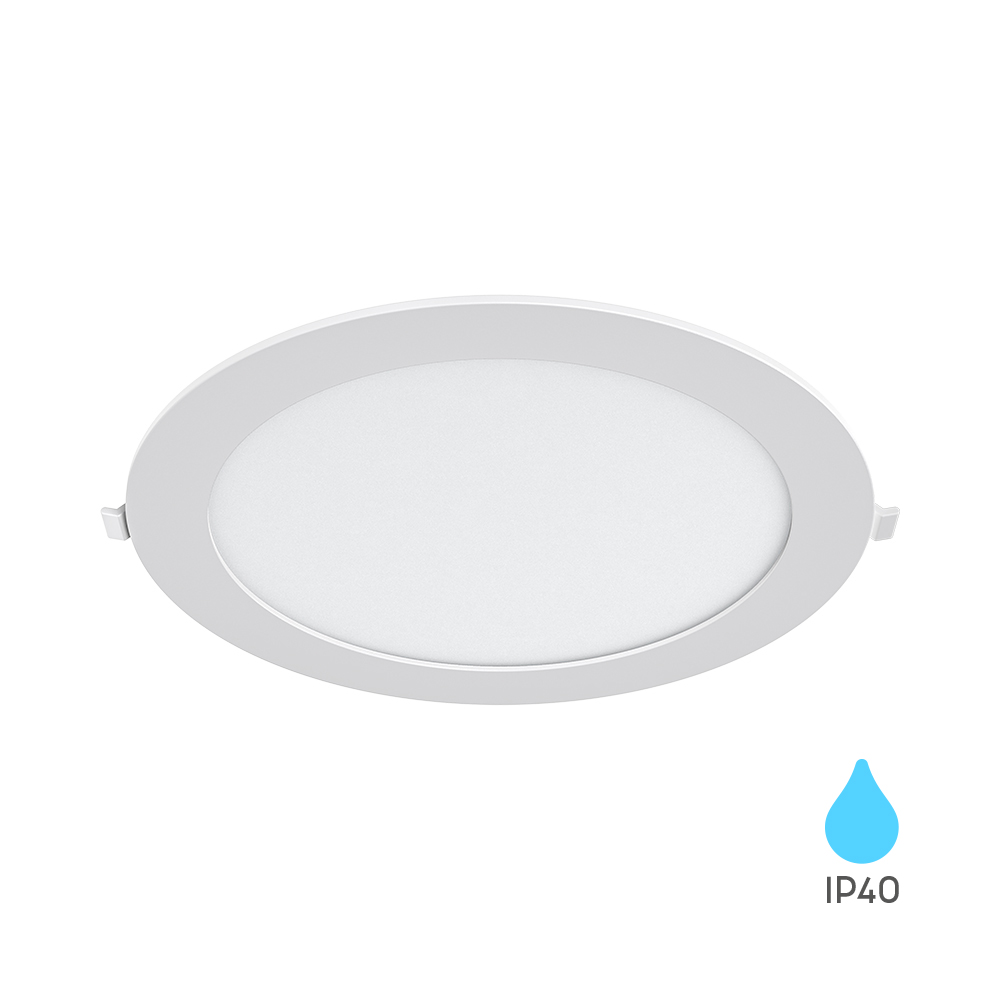 Ugradni okrugli LED panel CRP 24W 6500K 10" Beli