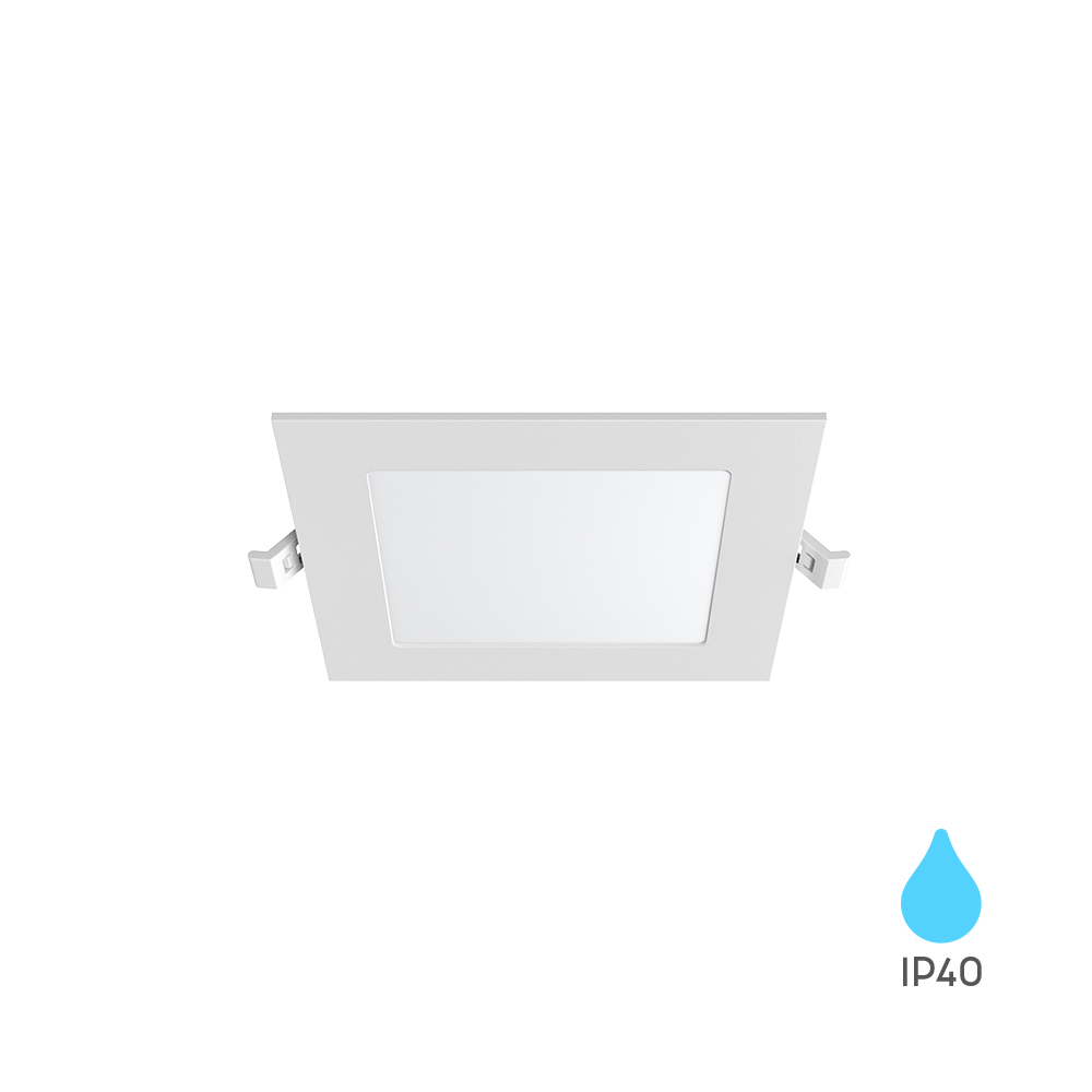 Ugradni kvadratni LED panel CSP 6W 6500K 4" Beli