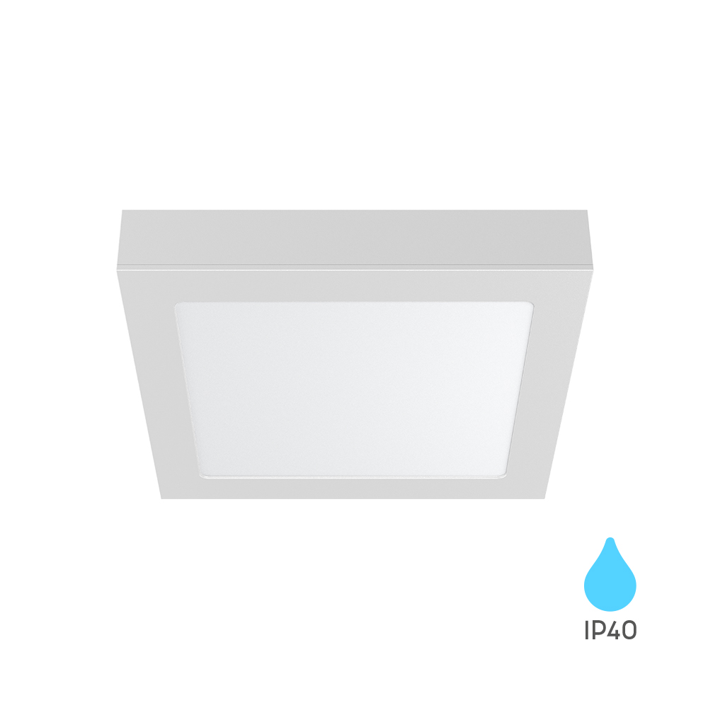 Ugradni kvadratni LED panel SRP 12W 3000K Beli
