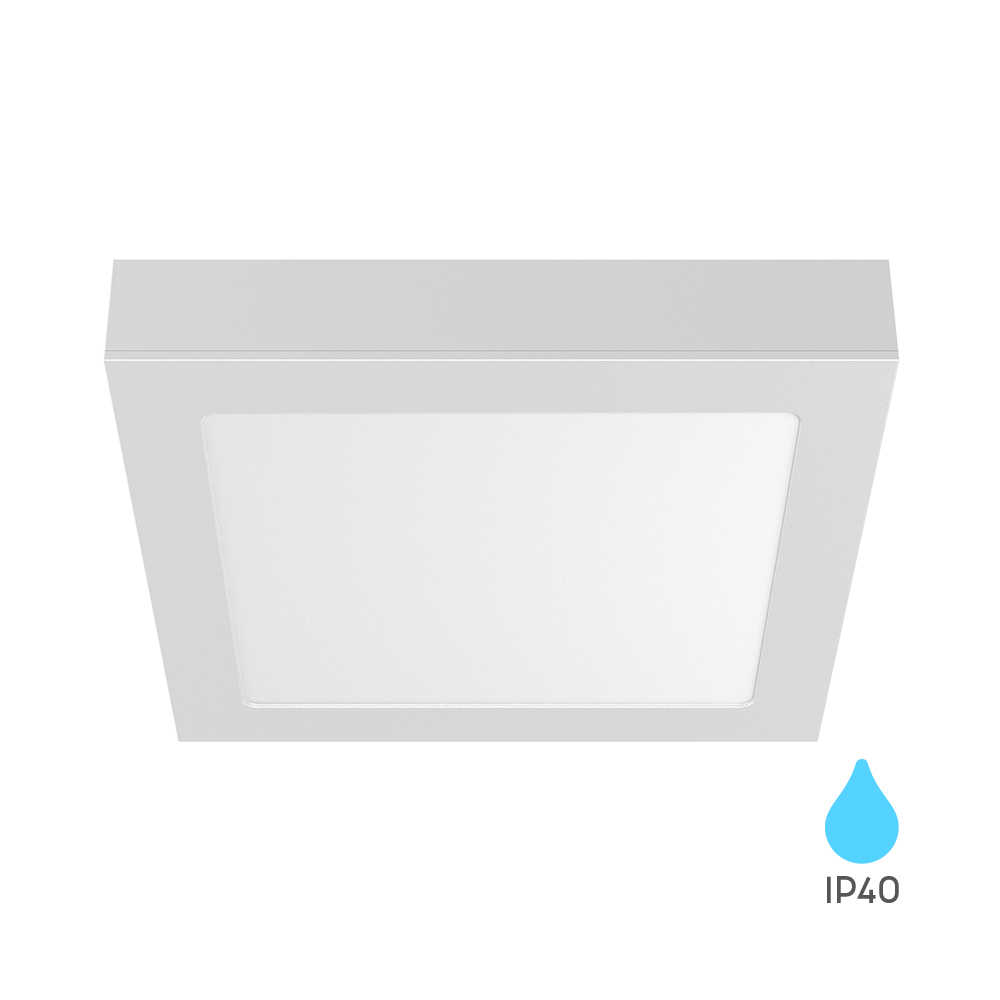 Ugradni kvadratni LED panel SRP 24W 3000K Beli