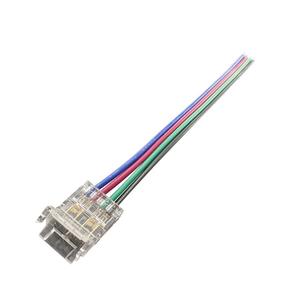 Konektor za LED traku RGB 10mm sa kablom (Žica na traku)