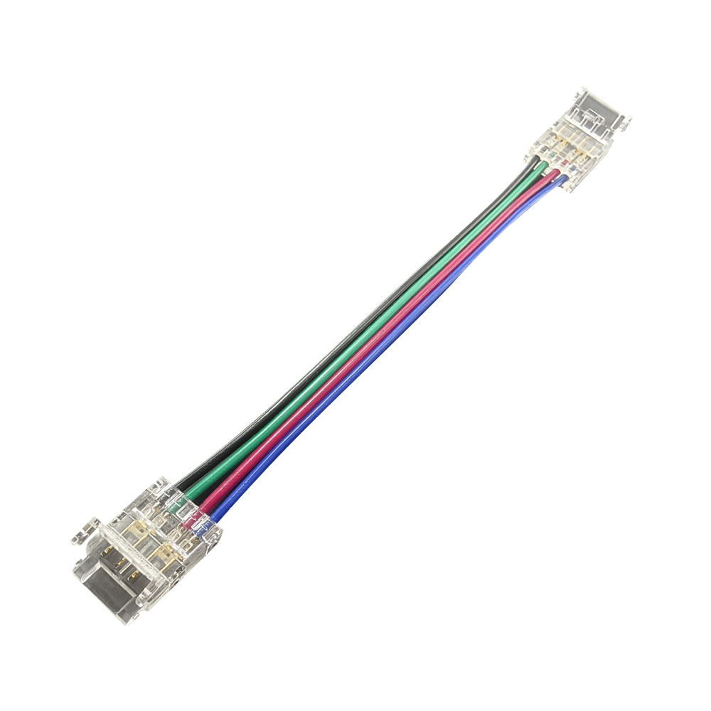 Srednji konektor za LED traku RGB 10mm sa kablom