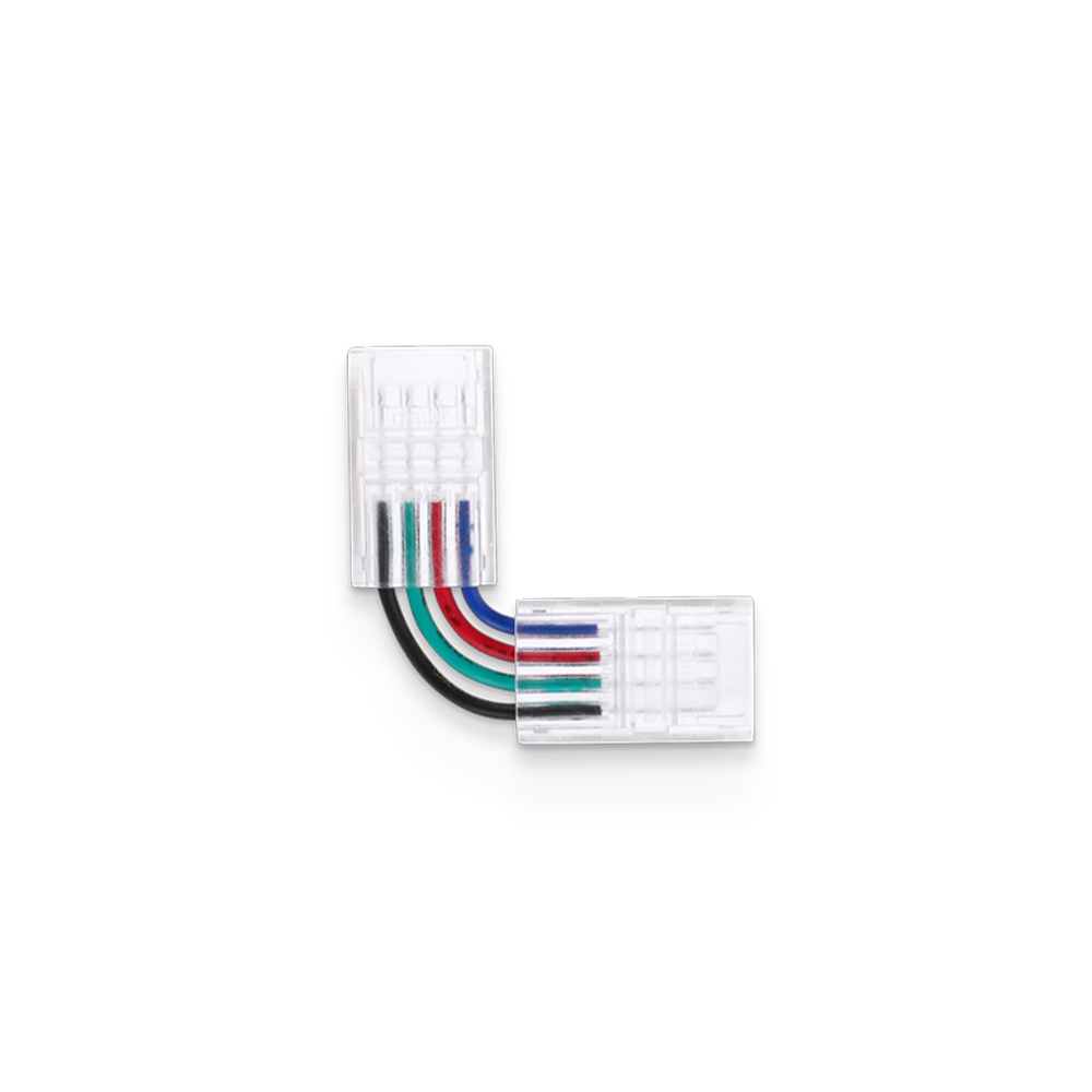 Ugaoni konektor za LED traku RGB 10mm (L-spoj)