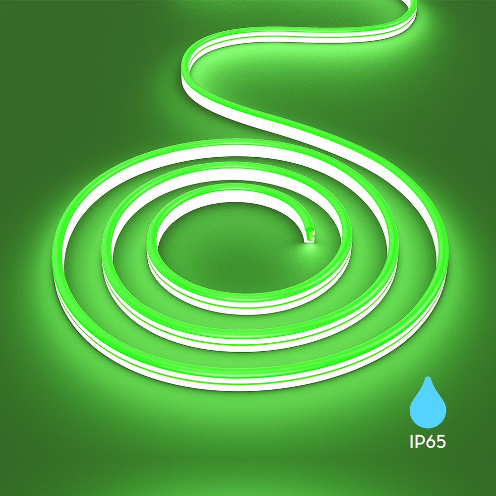 Fleksibilno LED Neon crevo 8x16mm 220V Zeleno