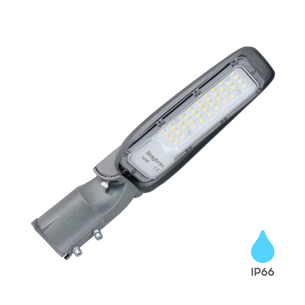 LED ulična svetiljka ST89 30W 6500K IP66 Siva