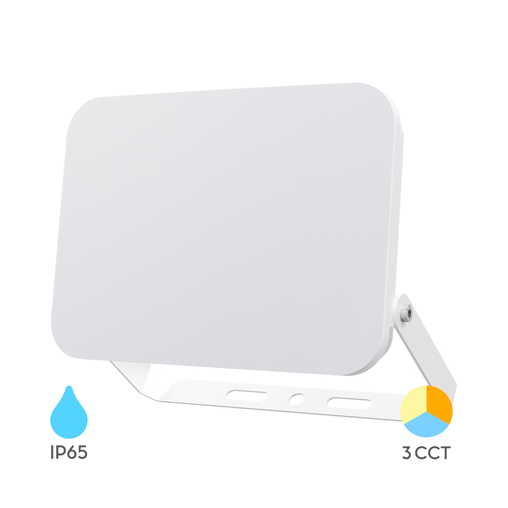 Beli LED reflektor 10W 3IN1 IP65 (Topla/Neutralna/Hladna)