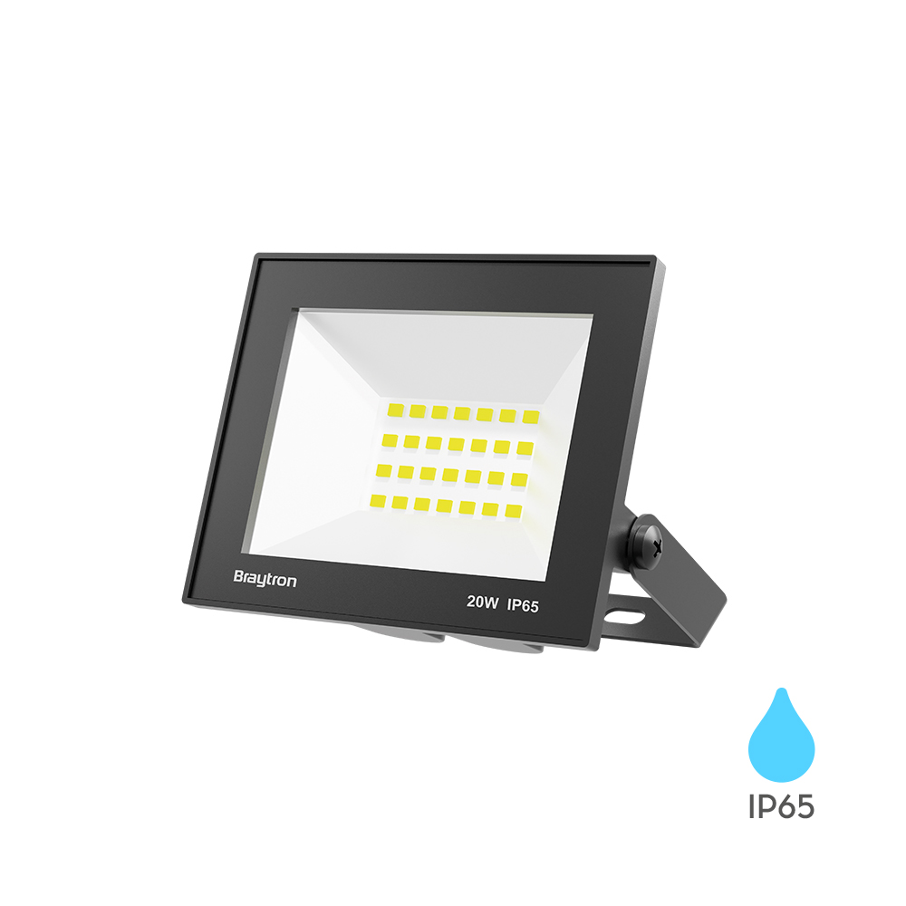 LED reflektor 20W 6500K IP65 Crni