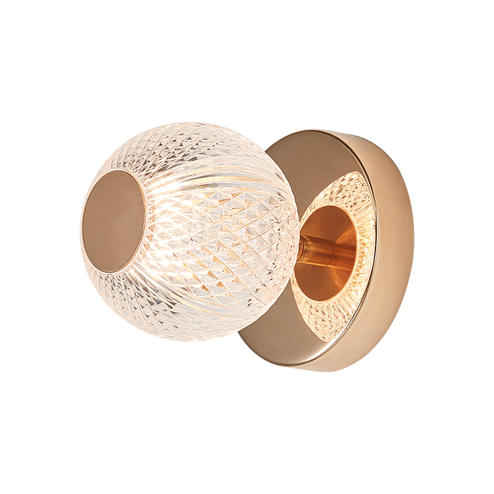 Zidna lampa S001C 1xG9 Zlatna
