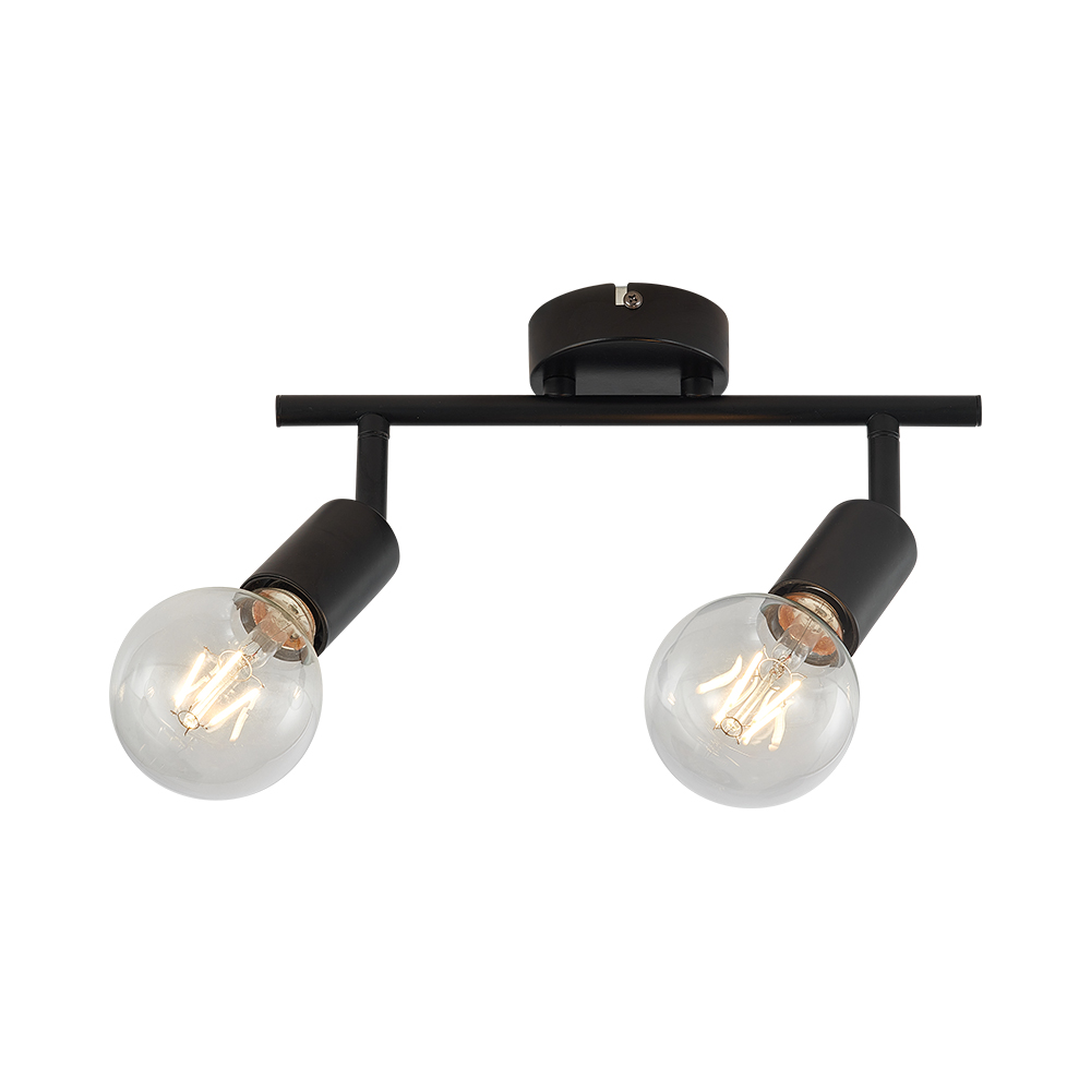 Plafonski luster G003C 2xE27 Crni