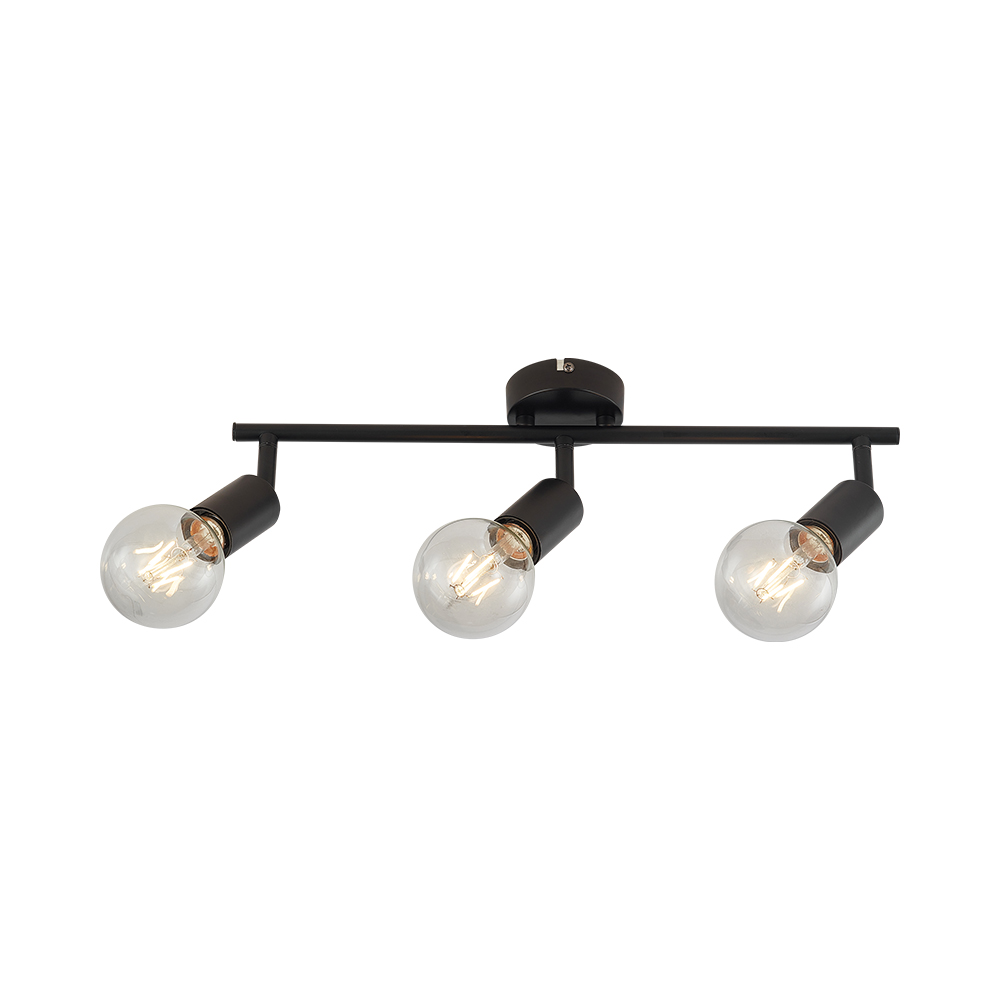 Plafonski luster G003C 3xE27 Crni