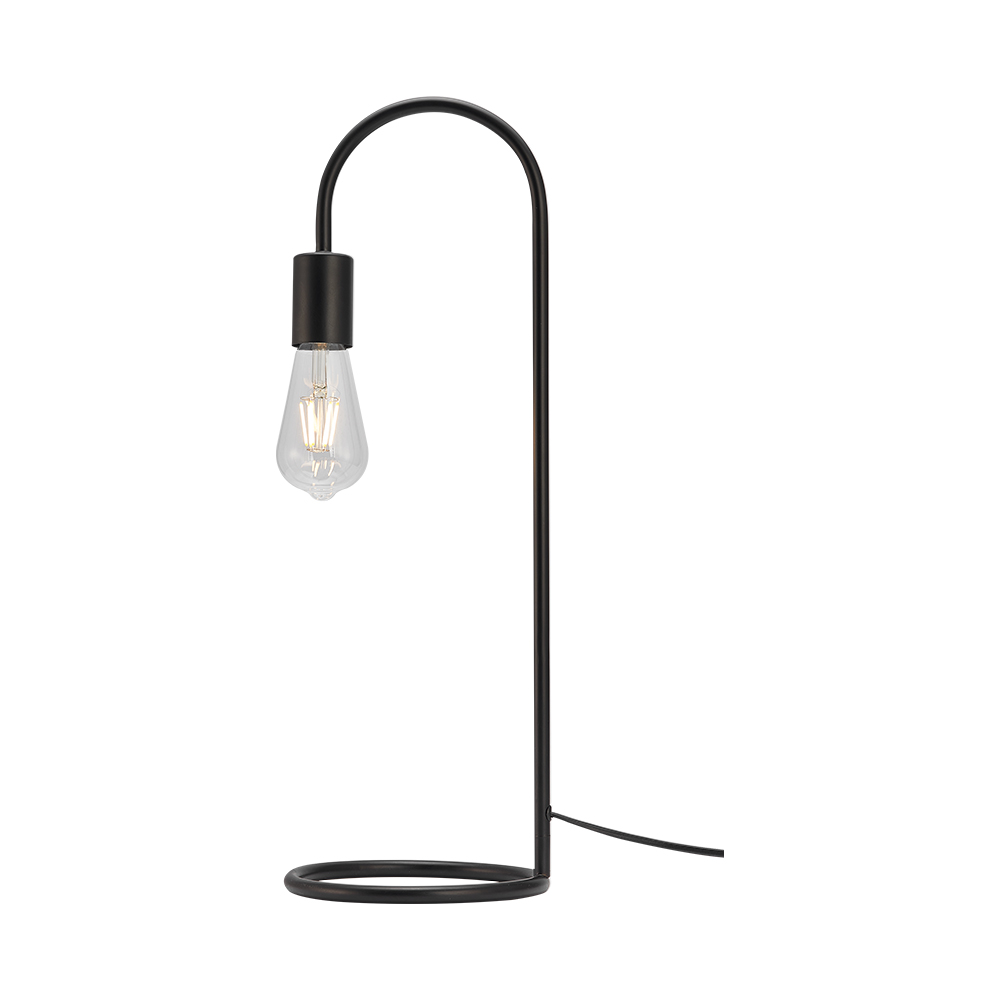 Stona lampa G003T 1xE27 Crna