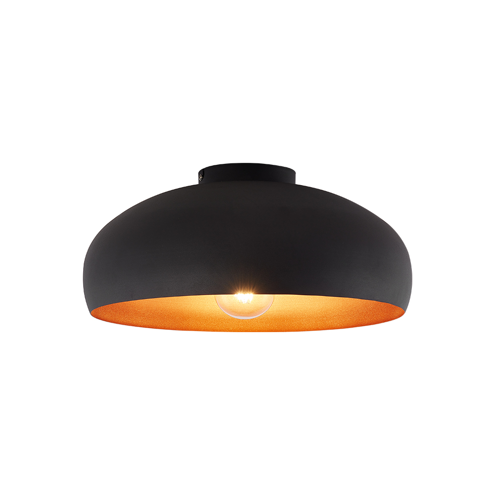 Plafonska lampa P007C 1xE27 Crna