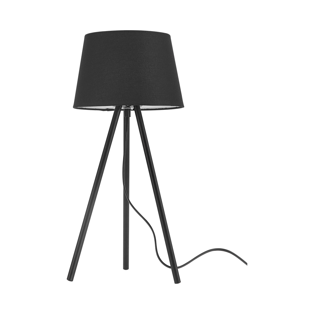 Stona lampa F002T 1xE27 Crna