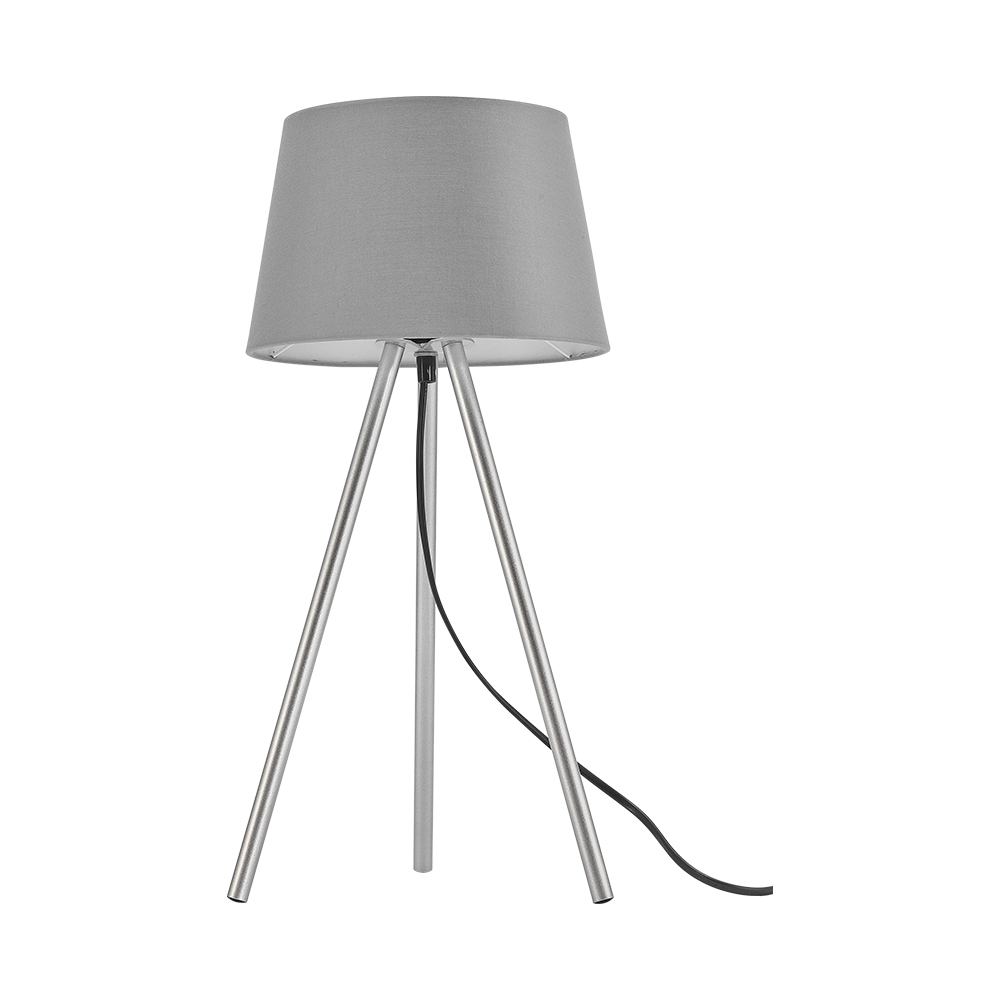 Stona lampa F002T 1xE27 Siva