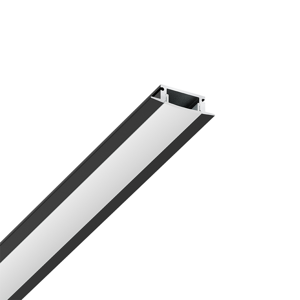 Aluminijumski LED profil ugradni RC1707 Crni 2m