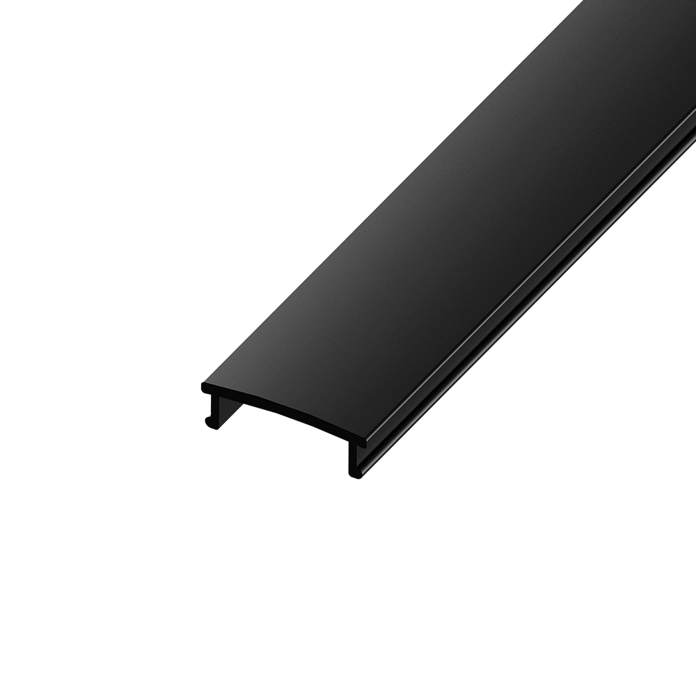 Crni difuzor (poklopac) za LED profil SR/RC1707 2m