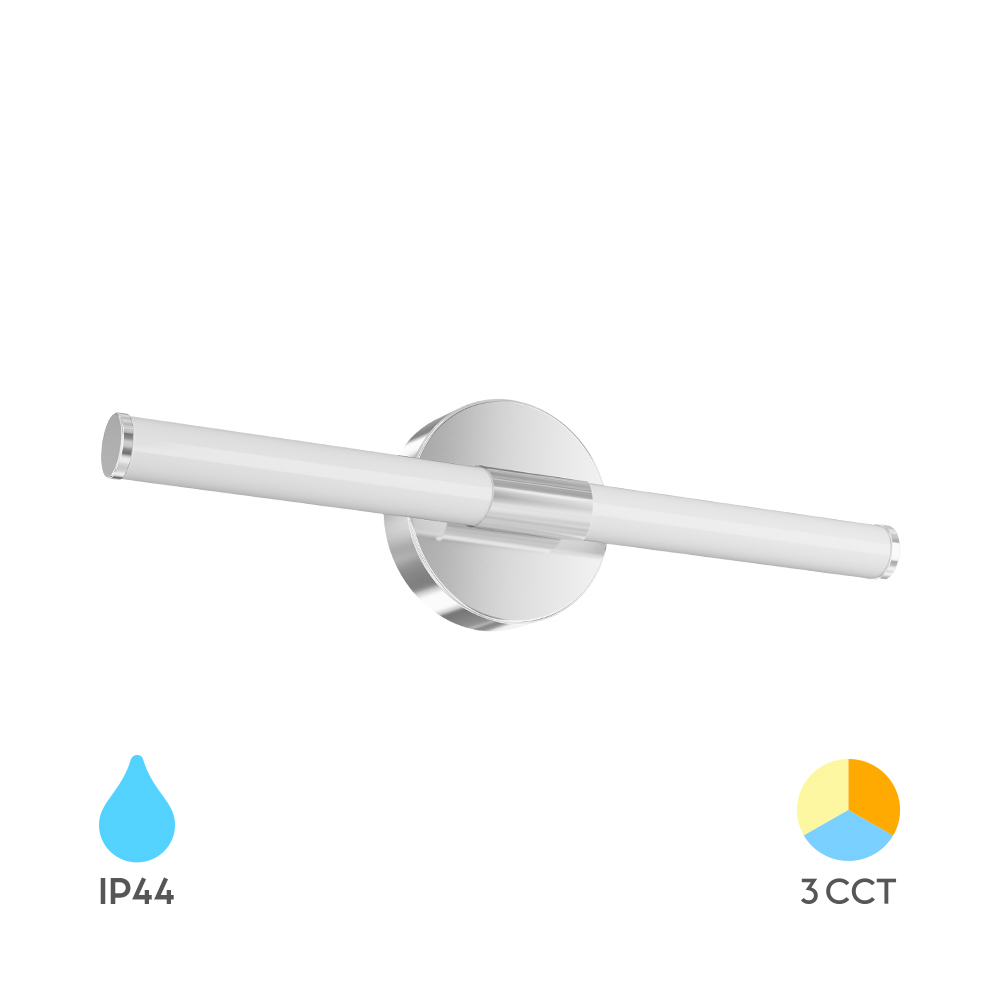 Lampa za ogledalo Lily-C 450 7W 3IN1 IP44 Hrom